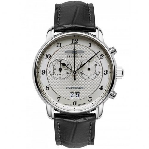 Zeppelin 8584-4 Mens Watch Friedrichshafen Chronograph 40mm 5ATM 