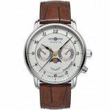 Zeppelin 8536-1 Mens Watch Friedrichshafen Moon Phase 40mm 5ATM 