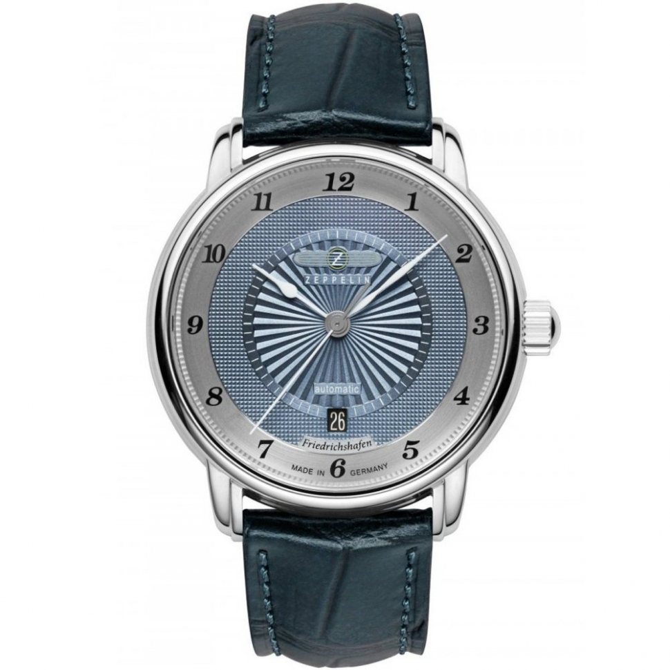 Zeppelin 8556-3 Mens Watch Friedrichshafen Automatic 40mm 5ATM 