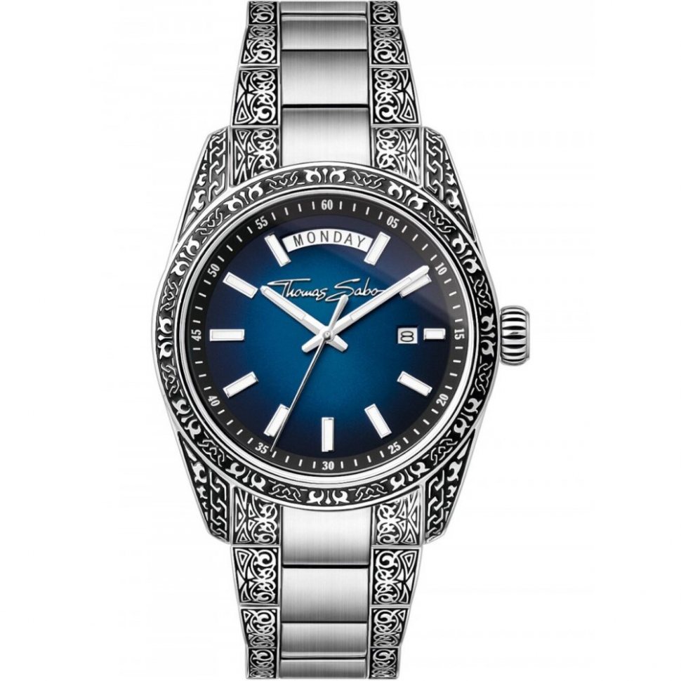 Thomas Sabo WA0439-201-209 Mens Watch Rebel At Heart Revive 40mm 5ATM 