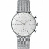 Junghans 27400346 Mens Watch Max Bill Chronoscope 40mm 5ATM 