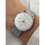 Junghans 27400346 Mens Watch Max Bill Chronoscope 40mm 5ATM 