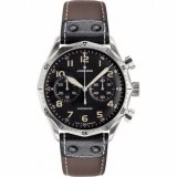 Junghans 27359100 Mens Watch Pilot Chronoscope 43mm 10ATM 