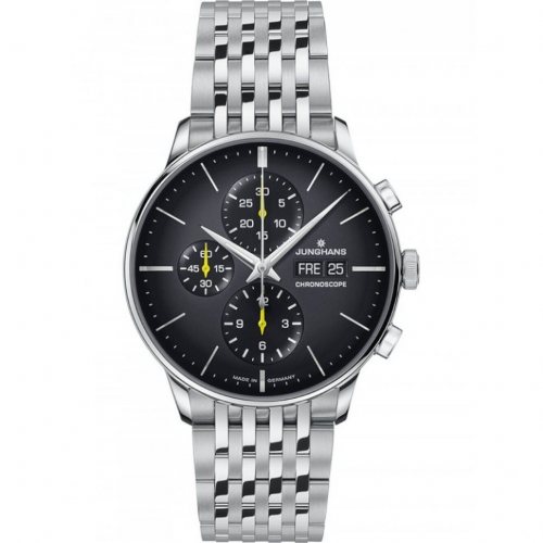 Junghans 27442946 Mens Watch Meister Chronoscope 40mm 5ATM 
