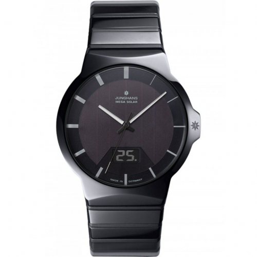 Junghans 18113344 Mens Watch Force Mega Solar 40mm 5ATM 