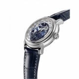Frederique Constant FC-718NWWM4H6 Mens Watch Classic Worldtimer Automatic 42mm 5ATM 