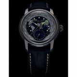 Frederique Constant FC-718NWWM4H6 Mens Watch Classic Worldtimer Automatic 42mm 5ATM 