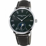 Frederique Constant FC-705GR4S6 Mens Watch Slimline Manufaktur Moonphase 42mm 3ATM 