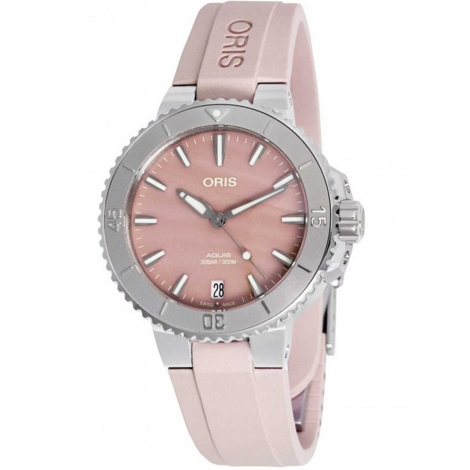 Oris 01 733 7770 4158-07 4 18 66FC Ladies Watch Aquis Date 36,5mm 30ATM 