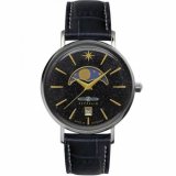 Zeppelin 8137-2 Ladies Watch Luna Moon Phase 36mm 5ATM 