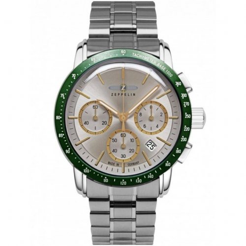 Zeppelin 8878MB-5 Mens Watch New York Chronograph 40mm 5ATM 