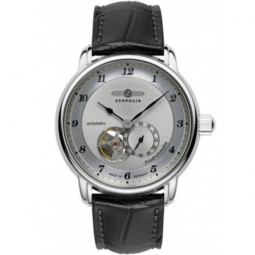 Zeppelin 8566-4 Mens Watch Friedrichshafen Open Heart Automatic 40mm 5ATM 