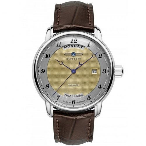 Zeppelin 8562-5 Mens Watch Friedrichshafen Automatic 40mm 5ATM 