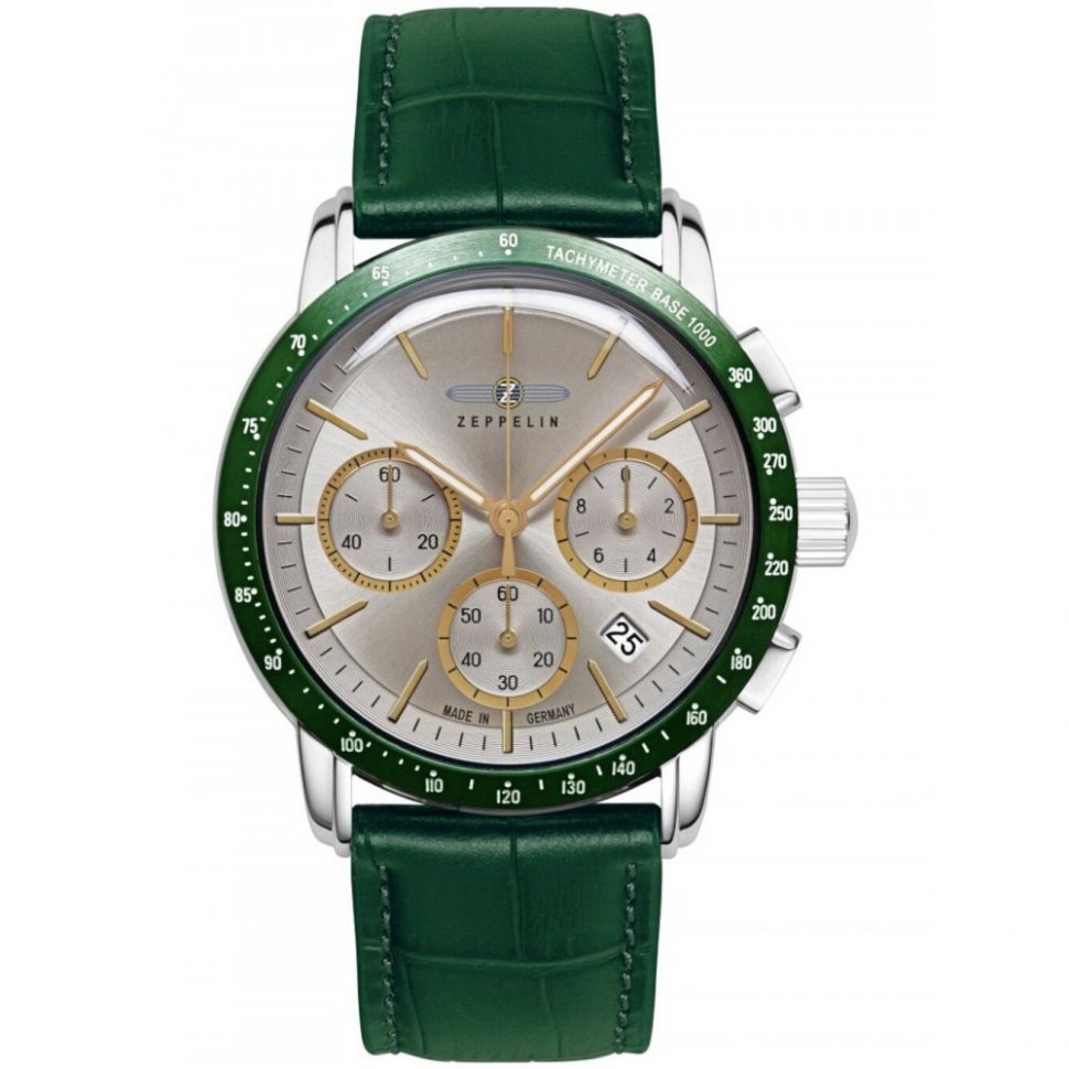 Zeppelin 8878-5 Herrenuhr New York Chronograph 43mm 5ATM 