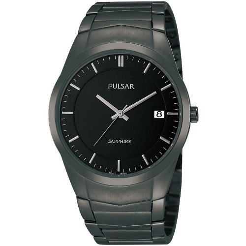 Pulsar PS9141X1 Men's Watch Black with Sapphire Glass