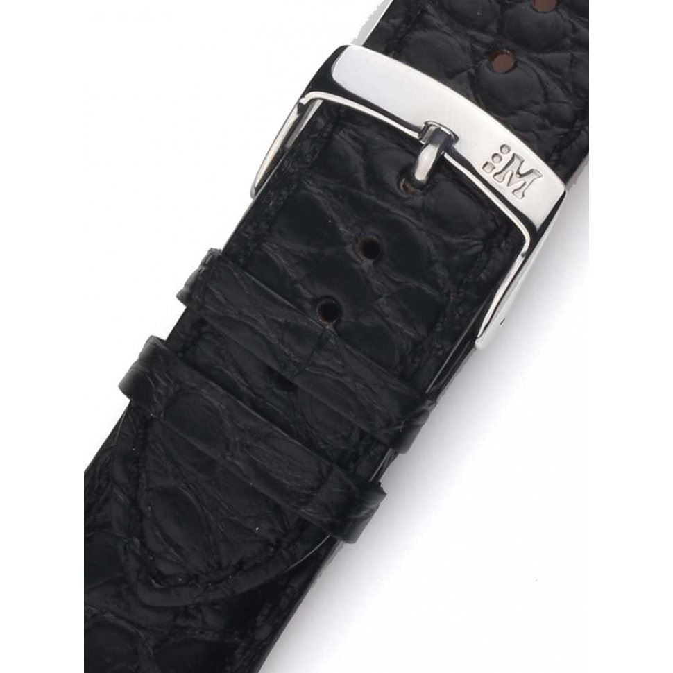 Morellato A01U3932A68019CR18 Black alligator Watch Strap 18mm
