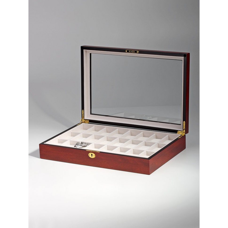 Rothenschild Watch Box RS-1087-24C for 24 Watches Cherry