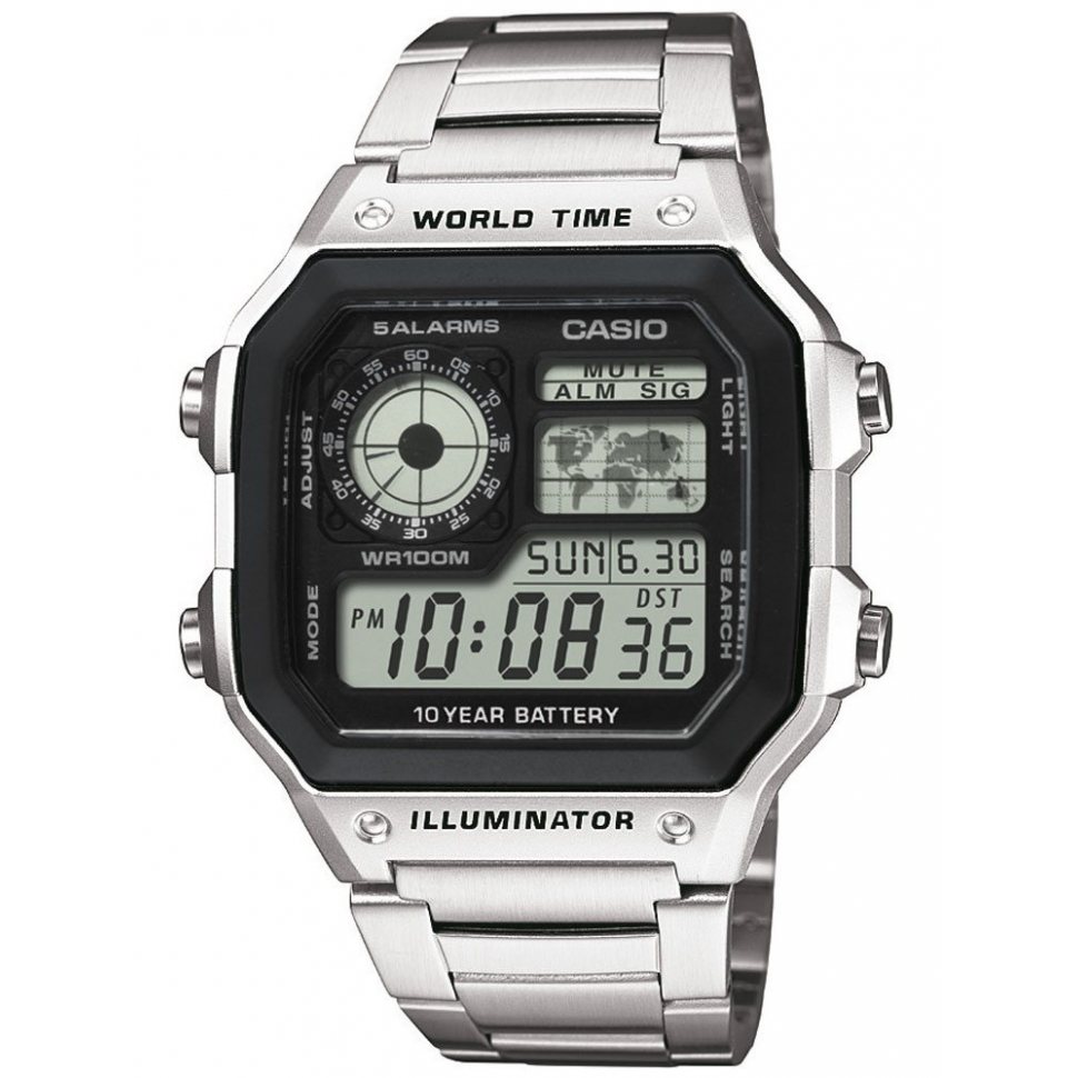 CASIO AE-1200WHD-1AVEF Collection 10 ATM 42mm
