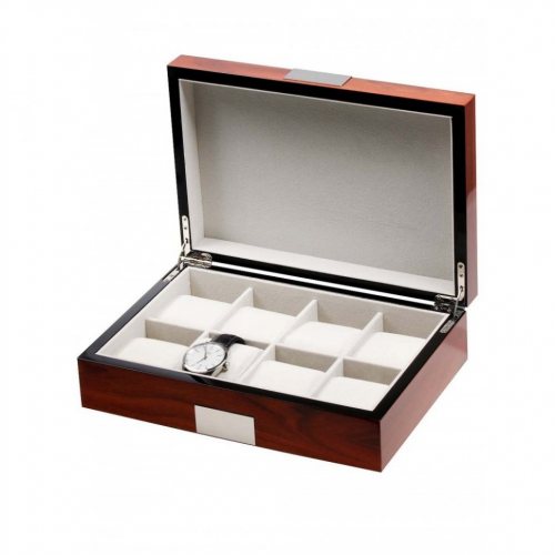 Rothenschild Watch Box RS-2022-8RO for 8 Watches Rosewood