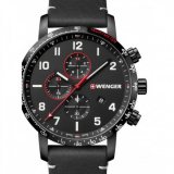 Wenger 01.1543.106 Attitude Chonograph Mens Watch Chronograph 44mm 10 ATM