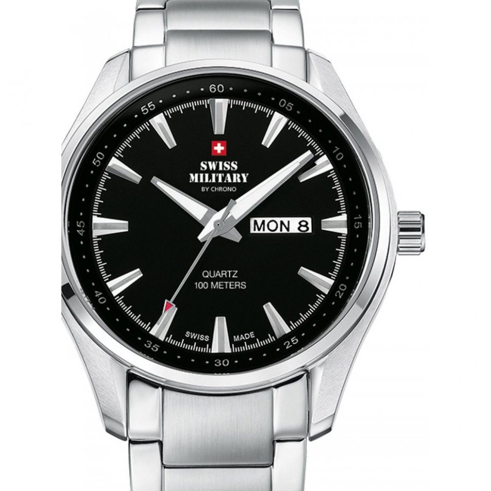 Swiss Military SM34027.01 Men's 44mm 10ATM
