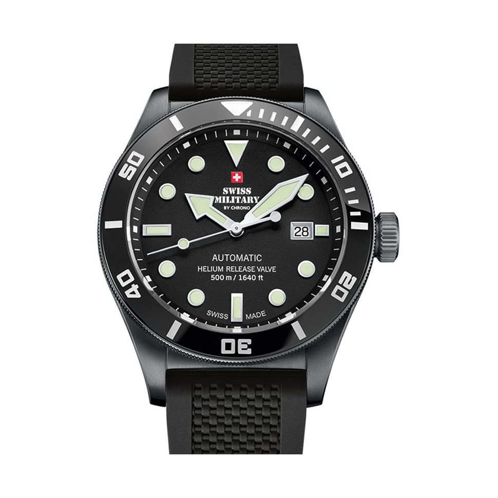 Swiss Military SMA34075.05 Diver automatic 44 mm 50ATM 