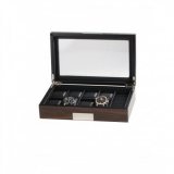 Rothenschild watch box RS-2381-10W for 8 watches + cufflinks