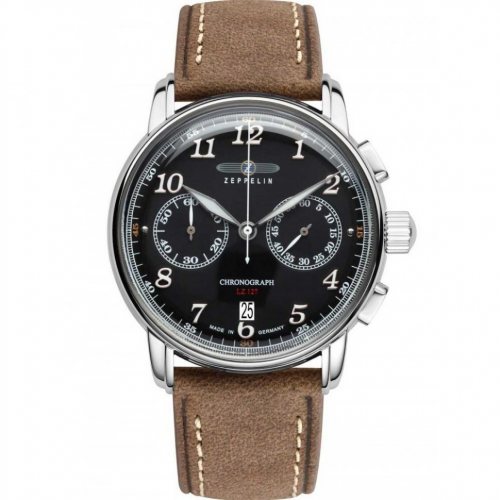 Zeppelin 8678-2 Graf Zeppelin LZ127 chrono 43mm 5ATM