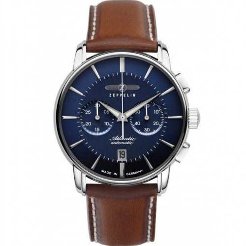 Zeppelin 8422-3 Atlantic automatic chrono 42 mm 5ATM