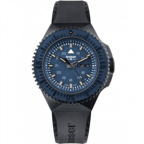 Traser H3 109857 P69 Black-Stealth Blue 46mm 20ATM