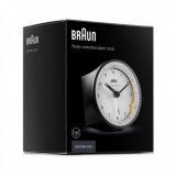 Braun BC07BW-DCF classic radio controlled alarm clock