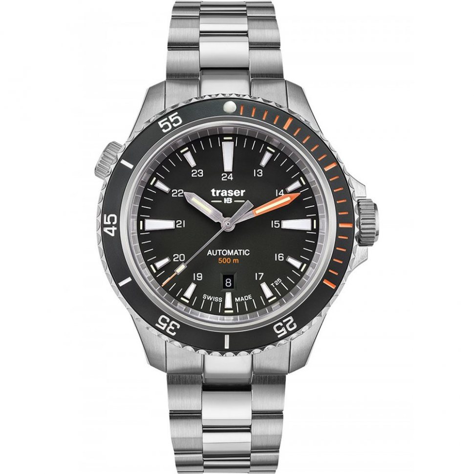 Traser H3 110321 P67 Diver Automatic Black Special Set Mens Watch 46mm 50ATM