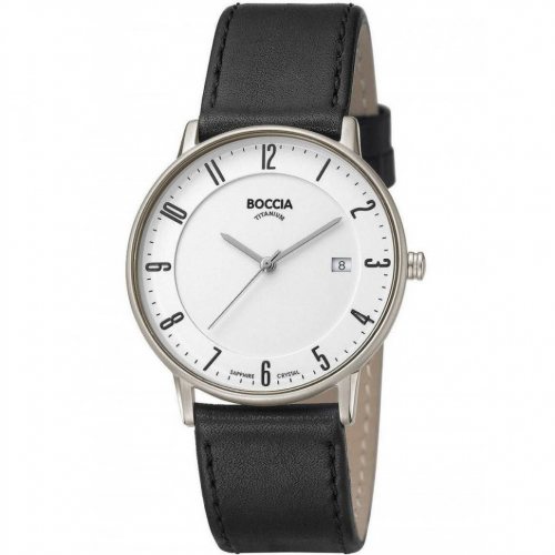 Boccia 3607-02 men`s watch titanium 39mm 5ATM