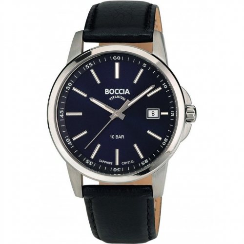 Boccia 3633-01 men`s watch titanium 40mm 10ATM
