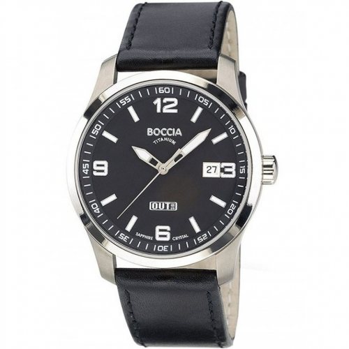 Boccia 3626-02 men`s watch titanium 38mm 10ATM