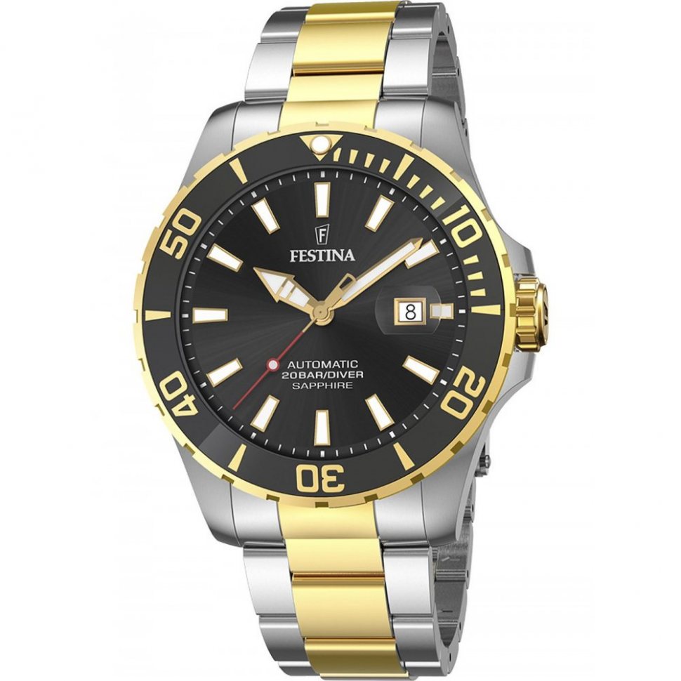 Festina F20532/2 Diver Automatic Mens Watch 44mm 20ATM