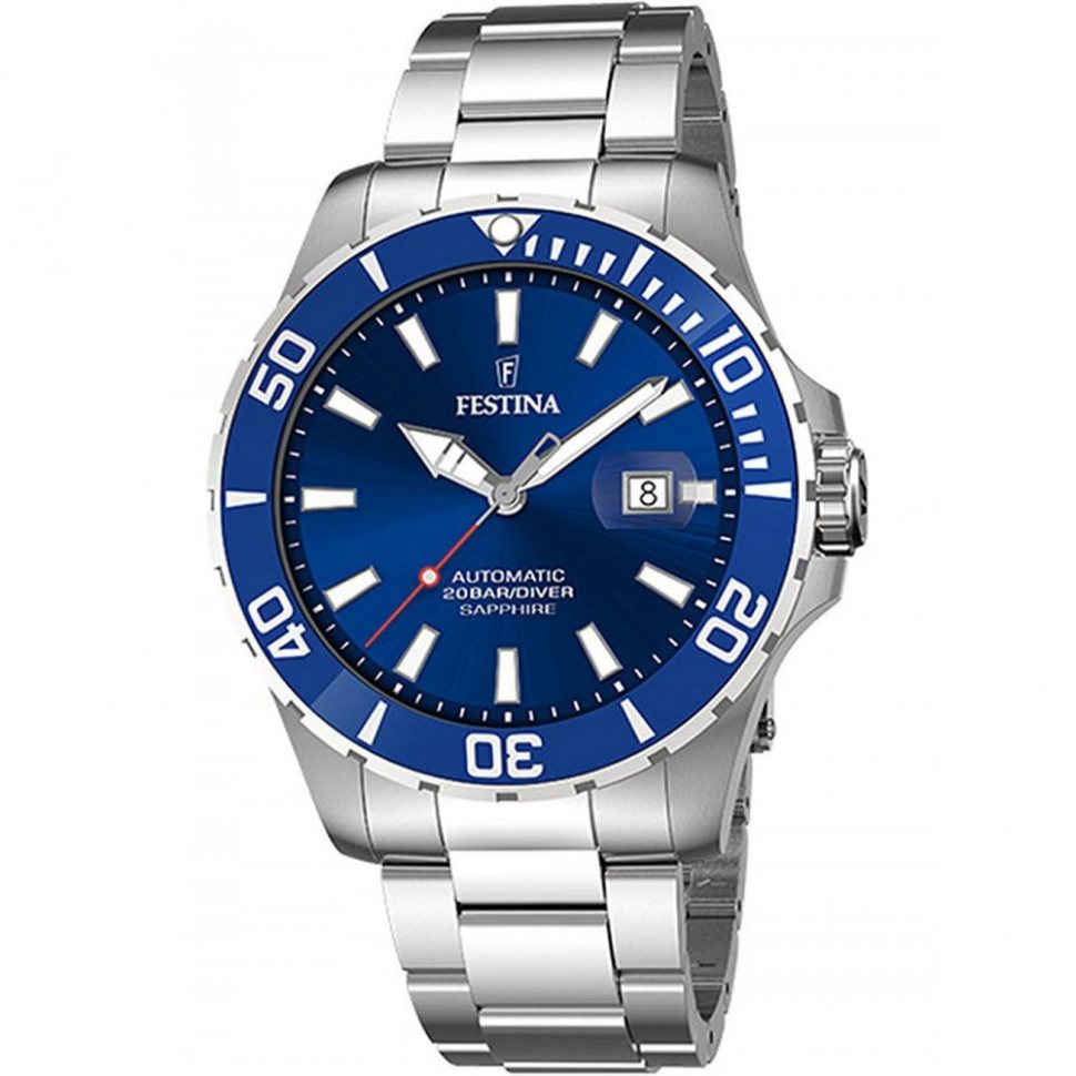 Festina F20531/3 Diver Automatic Mens Watch 44mm 20ATM