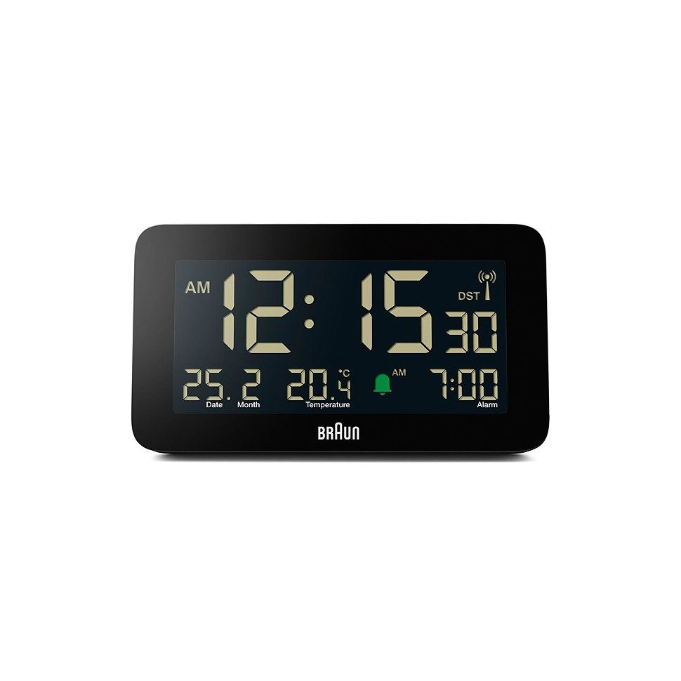 Braun BC10B-DCF digital radio alarm clock