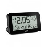 Braun BC13BP digital alarm clock w. weather station