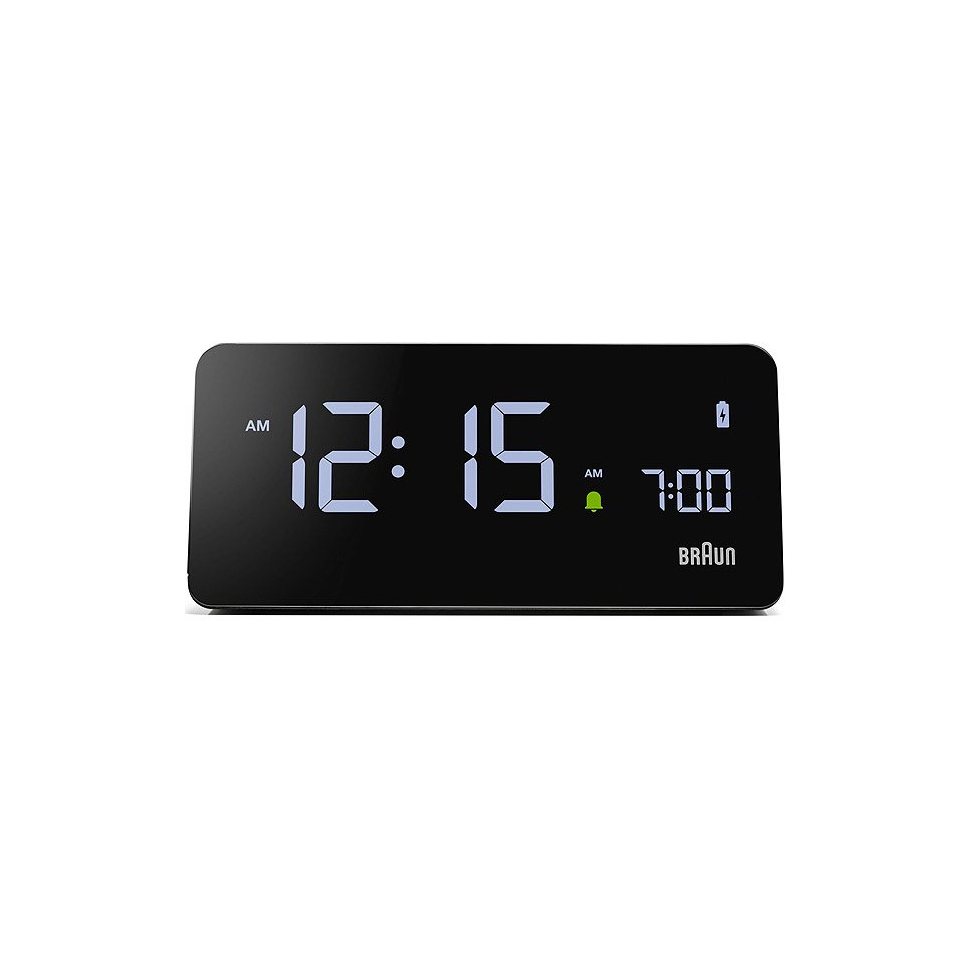 Braun BC21BEU digital alarm clock