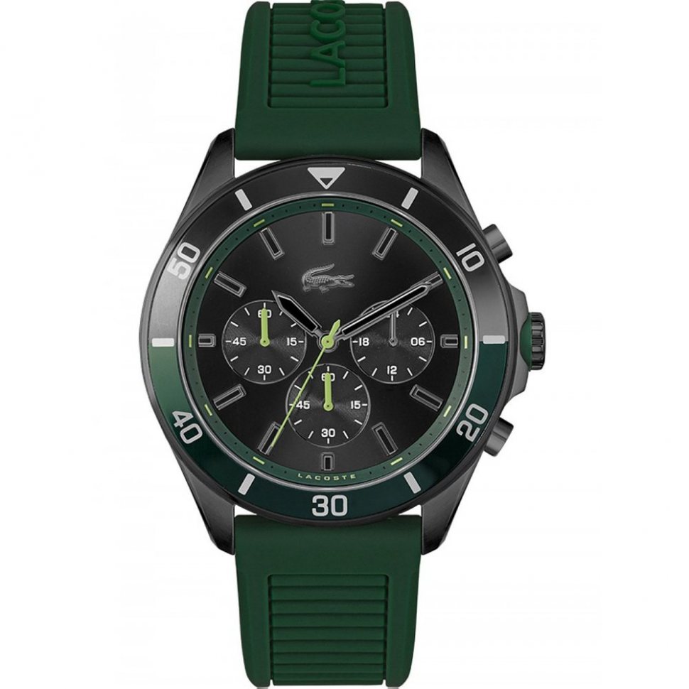 Lacoste 2011153 Tiebreaker Chronograph Mens Watch 44mm 5ATM