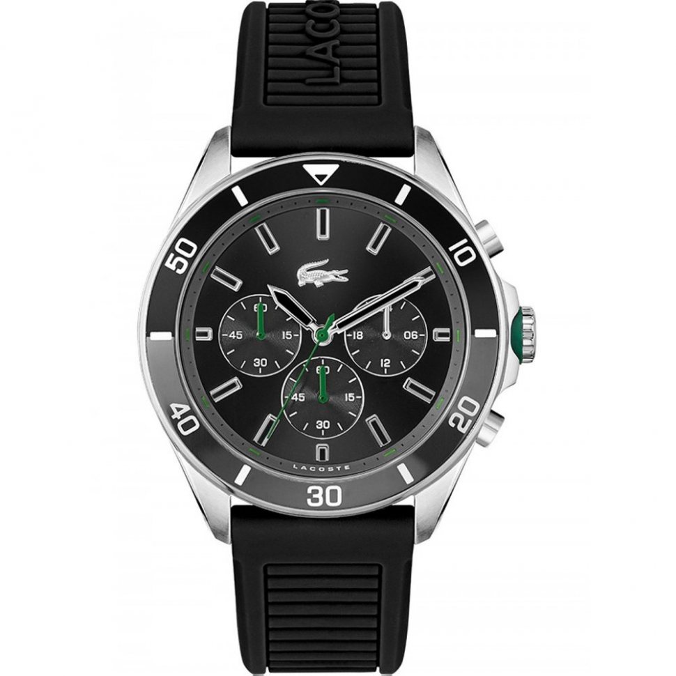 Lacoste 2011152 Tiebreaker Chronograph Mens Watch 44mm 5ATM