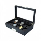 Rothenschild watch box RS-3633-BL for 12 watches black