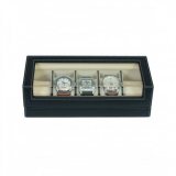 Rothenschild watch box RS-3035-BL for 5 watches black