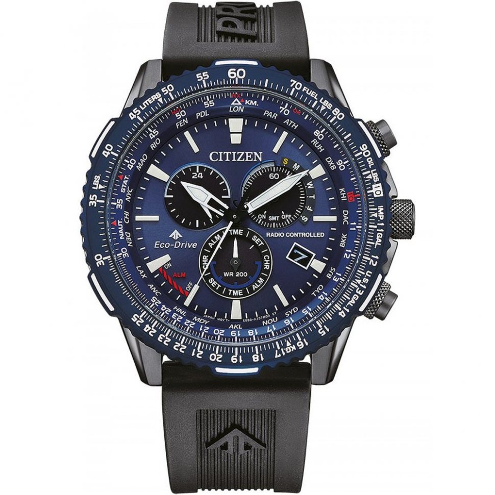 Citizen CB5006-02L Radio-Controlled Eco-Drive Promaster Mens Watch Chronograph 45mm 