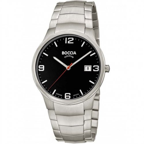 Boccia 3656-02 Men`s Watch Titanium 39mm 5ATM