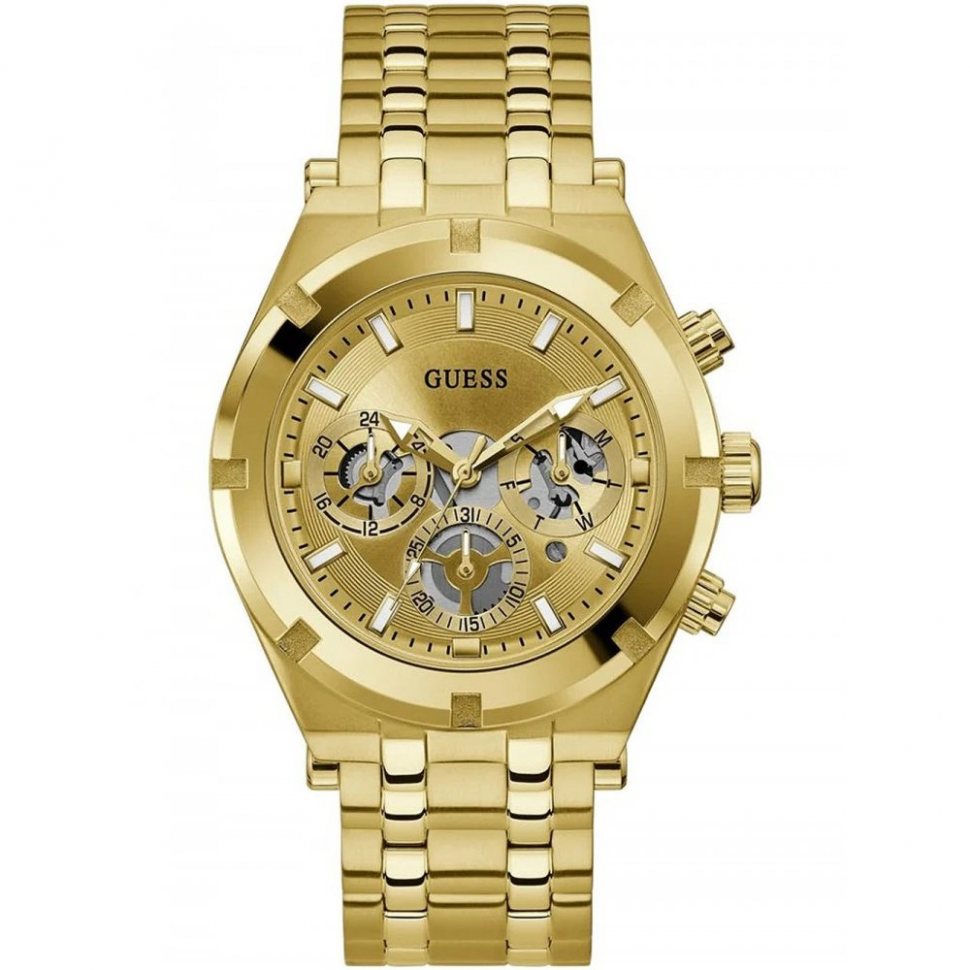 Guess GW0260G4 Continental Mens Watch 44 mm