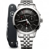 Victorinox 241745.1 Alliance chronograph set with knife 44mm 10ATM
