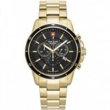 Swiss Alpine Military 7089.9117 Chronograph Mens Watch 44mm 10ATM