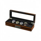 Rothenschild watch box RS-2377-6EB for 6 watches ebony